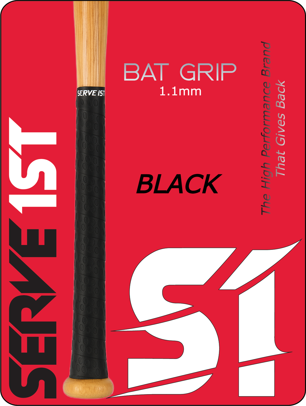 S1 Performance Bat Grip - Black