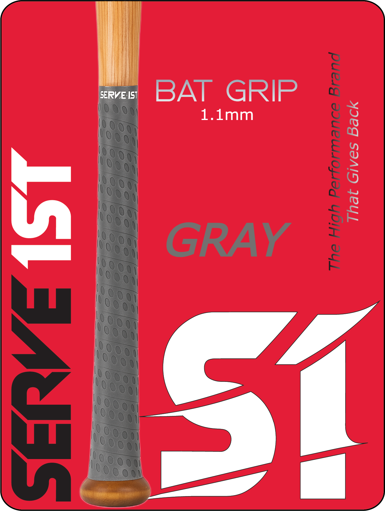 S1 Performance Bat Grip - Gray
