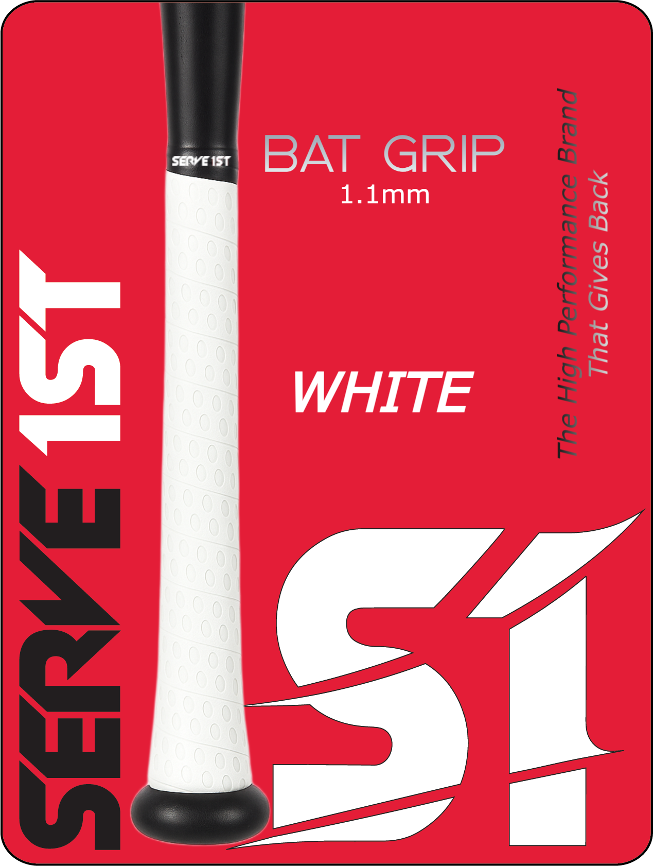 S1 Performance Bat Grip - White