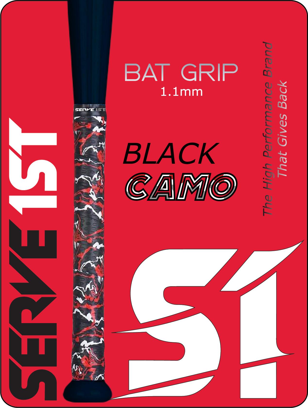 S1 Performance Bat Grip - Black Camo