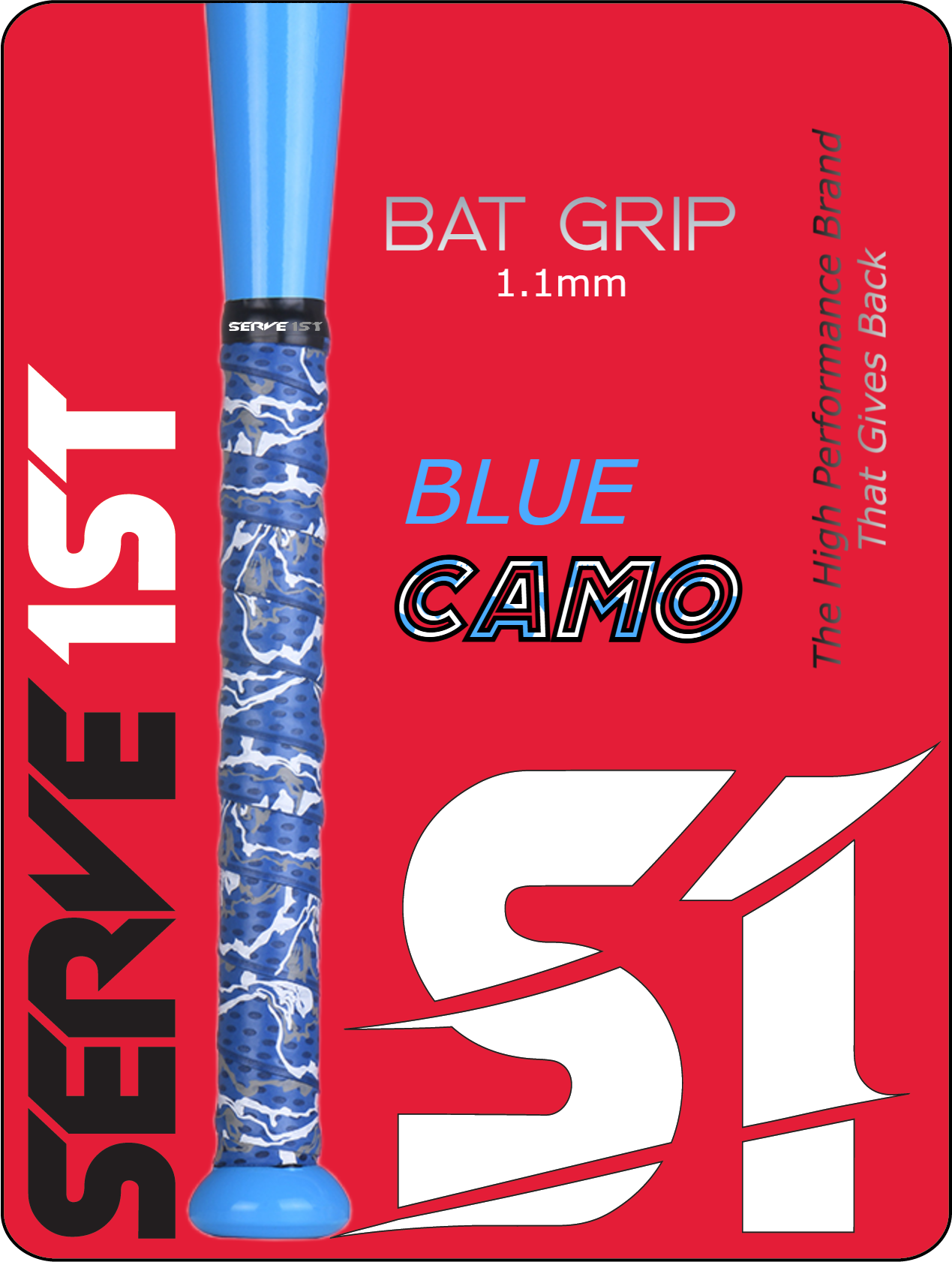 S1 Performance Bat Grip - Blue Camo