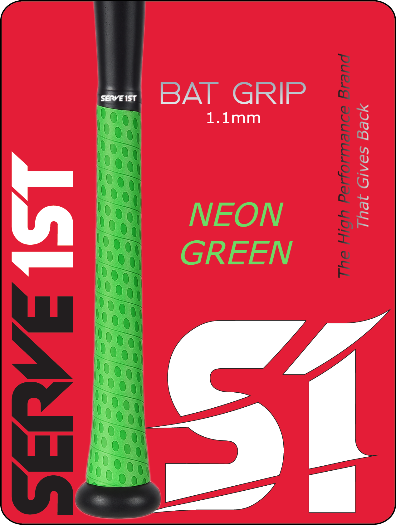 S1 Performance Bat Grip - Neon Green