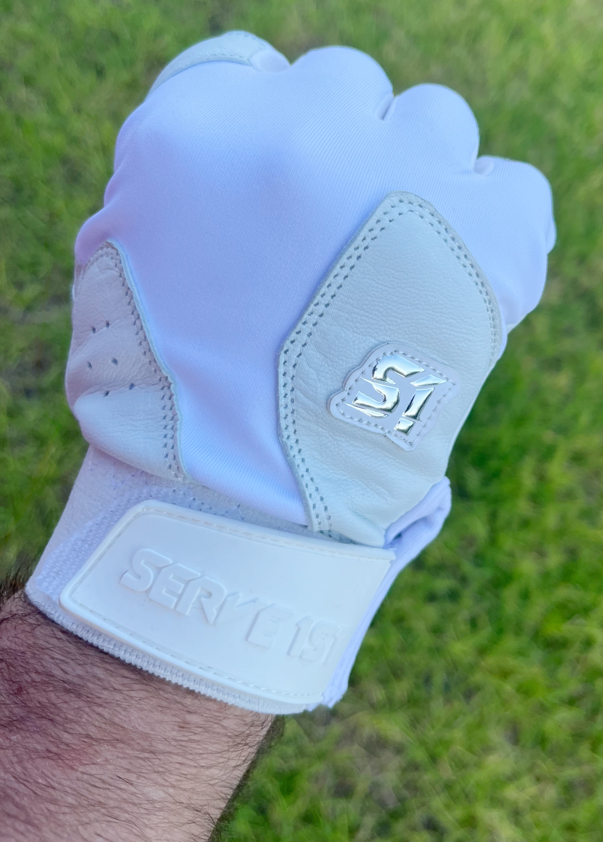 S1 Batting Gloves - White