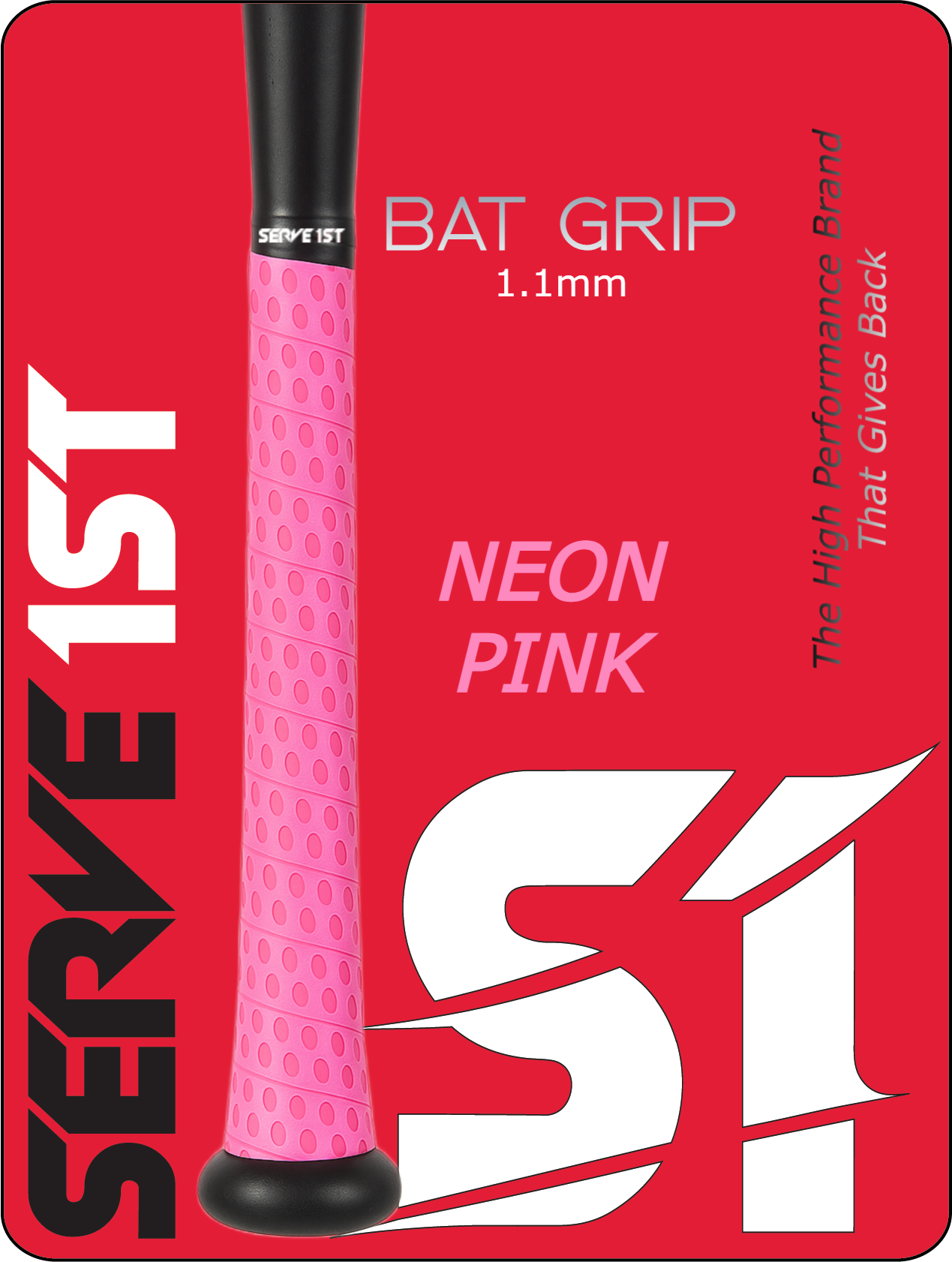 S1 Performance Bat Grip - Neon Pink