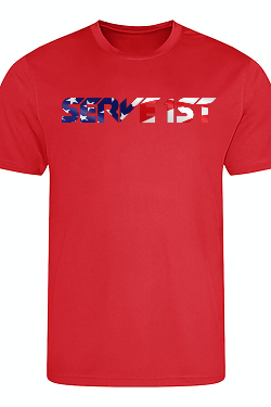 Serve 1st Performance Tee - Stars & Stripes