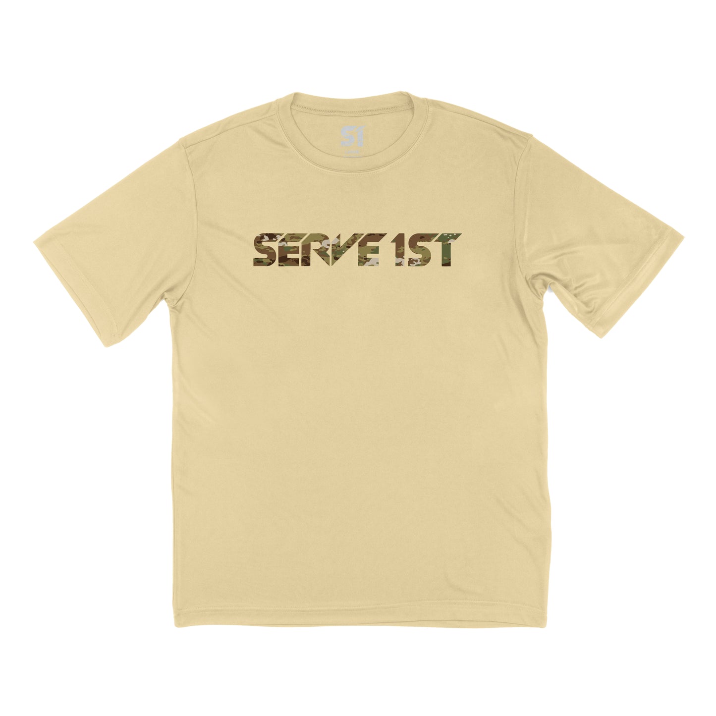 Serve 1st Performance Tee - Military