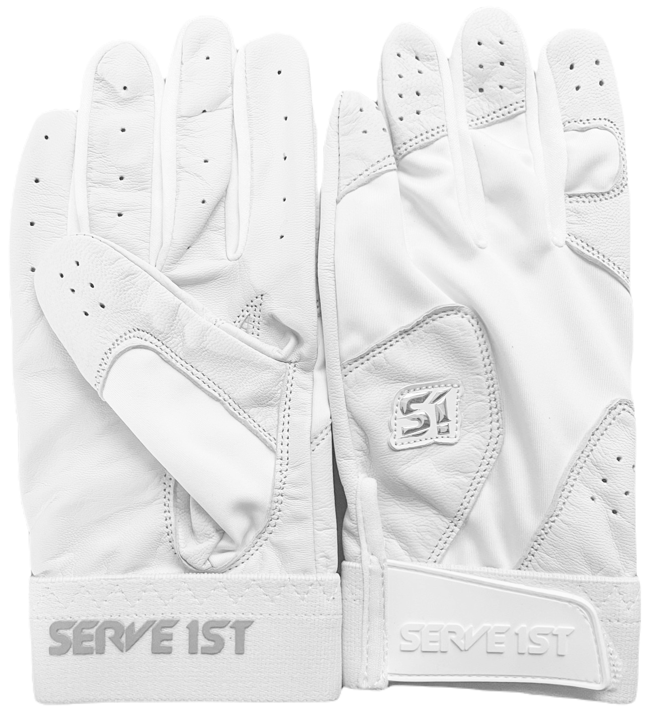 S1 Batting Gloves - White