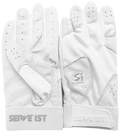 S1 Batting Gloves - White