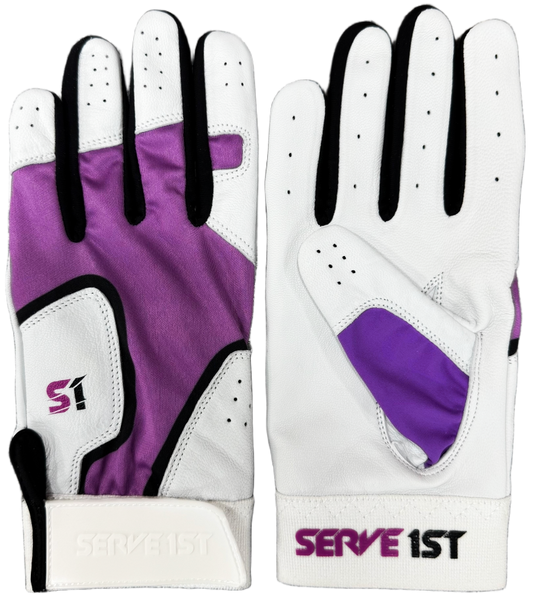 S1 Pro Batting Gloves - Purple/Black